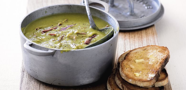 Julie Goodwins Hearty Pea and Ham Soup